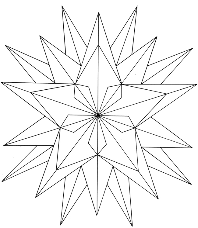 dover geometric star click pic to see what it looks like